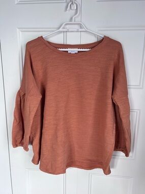 Women's Relaxed Rust Pullover sweater